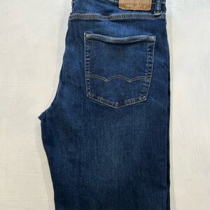 American Eagle Outfitters Men's Deep Blue Stretch Bootcut Jeans 36”x 36”